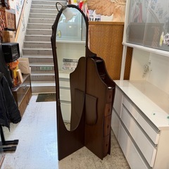 【愛品館 江戸川店】一面境姿見ドレッシングテーブルの画像