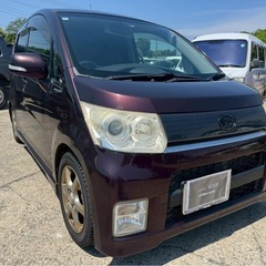【支払総額10.8万円】激安！ムーヴカスタムRSターボ車検令和9年11月カスタム多数！ローダウン フルセグTV 社外マフラー♩の画像