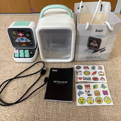 Divoom DitooPro ホワイト Bluetoothスピーカー