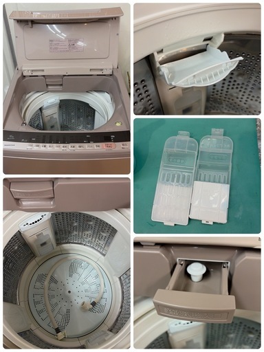 【?買取市場 6ヶ月保証 ジモティー限定特別価格】R723 ☀️ HITACHI / 日立 洗濯機（洗濯10㎏) 19年製 BW-KS
