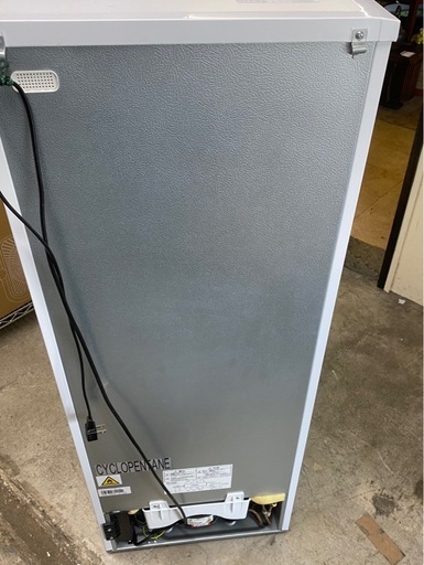 アース万代店　ヤマダセレクト　2ドア 冷凍冷蔵庫 156L YRZ-F15G1 ② フルオープン扉 庫内LED灯 大容量ドアポケット 
