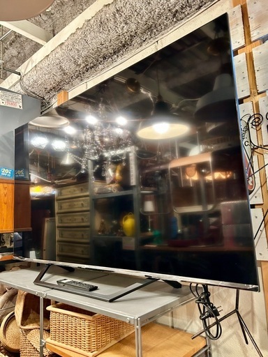 《売約済》Hisense 65V型 4K液晶テレビ 65U7F 2021年製 リモコン付　大型　検　65インチ　60インチ　50インチ