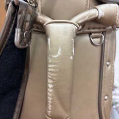 【中古】YAMAHAヤマハ ゴルフバッグ ゴールド アイアンカバー付 ドラコン・ニアピンフラッグ付きの画像