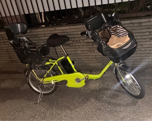 302　Panasonic Gyutto 電動アシスト自転車　丁寧に整備済み　20インチ　中古自転車 Panasonic パナソニック 電動自転車 ギュット・アニーズ・DX・押し歩き
