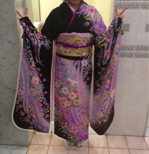 辻が花 総絞り 正絹 振袖セット