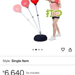 パンチングボールの画像