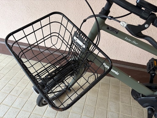 Panasonic 電動自転車 ベロスターミニ マットオリーブ 緑 (ぴぴ) 武蔵