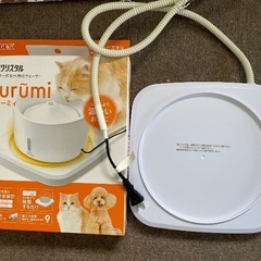 【猫用】ピュアクリスタル給水器&ウォーマーの画像