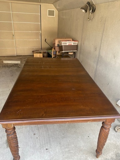 Ethan Allen 木製テーブル 大型　クラシック　藤沢駅周辺引取り限定 テーブル Ethan Allen 木製テーブル 大型 クラシック 藤沢駅周辺引取り限定