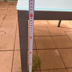 5月中まで　ダイニングテーブル　ガラステーブル の画像