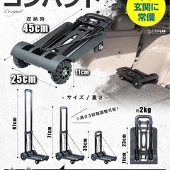 L.Y.F LAB  折りたたみキャリーカート　4輪の画像