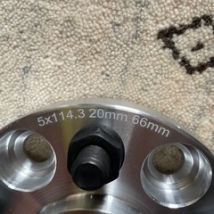 未使用　ワイドトレッドスペーサー20mm　日産用の画像