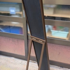 全身鏡　ダークブラウンの画像