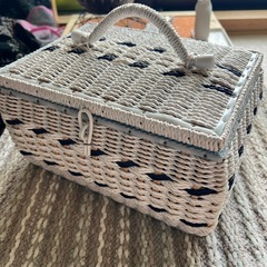 美品✨手芸BOX  ソーイングBOXの画像