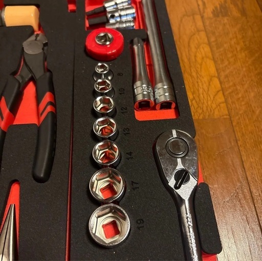 未使用　KTC ツールセット ケース無 9.5sq スタンダードset 56点