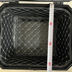 バイク用 鍵付き黒色トップケース　45Lの画像