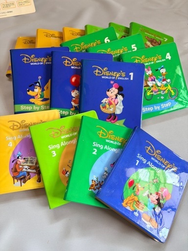 ディズニー英語システム　　DVD 、CD、トークアロングカード