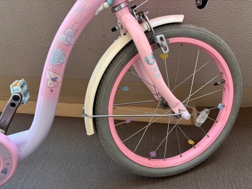 東京都の自転車 【譲渡先決定】子供自転車 ディズニープリンセス 18 