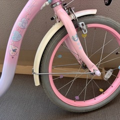子供自転車　ディズニープリンセス　18インチ　屋内保管の画像