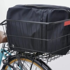 未使用_自転車リア頑丈ワイヤーカゴの画像