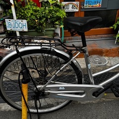 不具合なし！ BDママチャリ自転車 26インチ、空気入れ付き、 カギ付き、ライト点灯、の画像