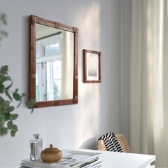 【美品】IKEA ミラー　廃盤のレアなアイテムの画像