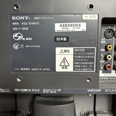 SONYテレビ　ジャンク品の画像