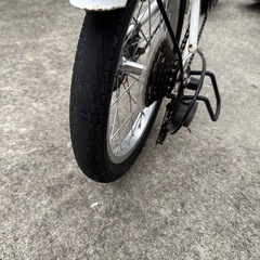 【お譲り先決定済み】BTM 折りたたみ自転車 白の画像