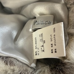 【美品】Palace Garden ラビットファーコート グレー Mサイズ 高級感◎】の画像
