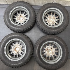 ジャンク軽バン軽トラ 17年BRIDGESTONE 145R12LT6PR4本の画像
