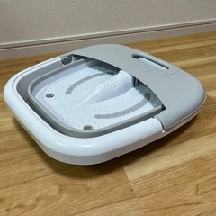 折りたたみ式 フットバス 足湯器 コンパクト収納 バブル機能付きの画像