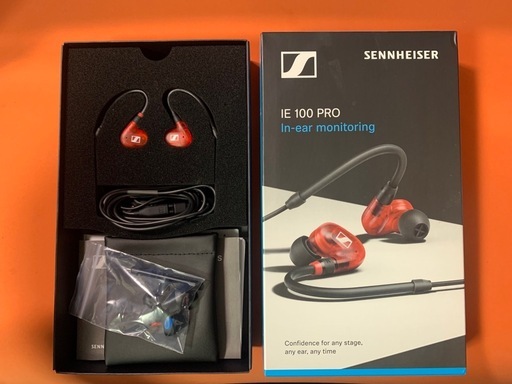 SENNHEISER IE 100 PRO RED ゲーミングイヤホン