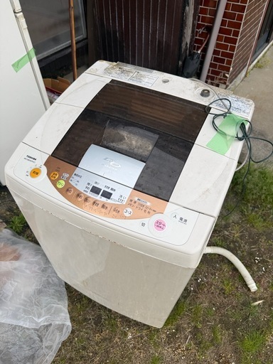 洗濯機 (たけ) 黒山の生活家電《洗濯機》の中古あげます・譲ります