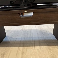 【美品】シンプルテレビ台 ローボード ダークブラウンの画像