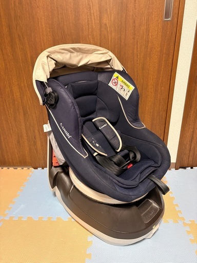 コンビ クルムーヴ チャイルドシート Simplight シンプライト 新生児～  COMBI ダイヤモンドネイビー 360°ターン