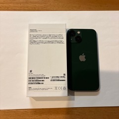 【中古】iPhone 13 mini 128㎇　カラー:グリーン　SIMフリーの画像