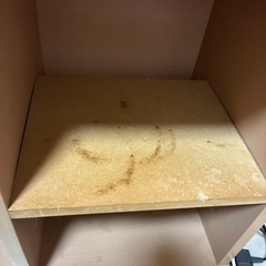 2段カラーボックスの画像