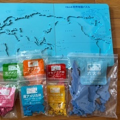 くもん　世界地図パズルの画像