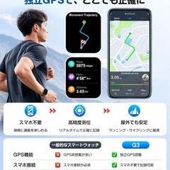 新品　スマートウォッチ　ブラックの画像