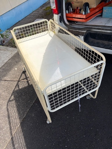 ワゴンカート 折り畳み ZRワゴン（W120×D60×H70） 中日販売 業務用 陳列