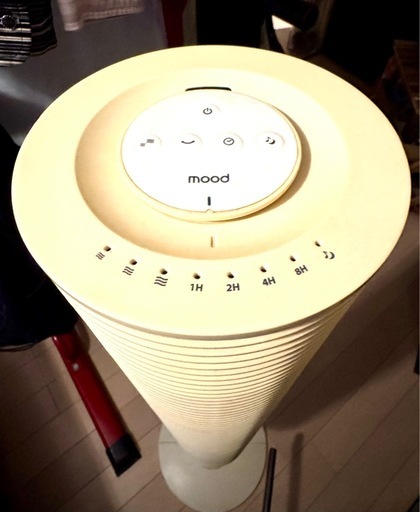 ドウシシャ 【扇風機】DCモーター搭載 タワーファン(リモコン付 ホワイト) Mood