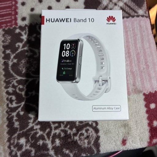 早い物勝ち?  HUAWEI Band 10 Aluminum Editionのホワイト