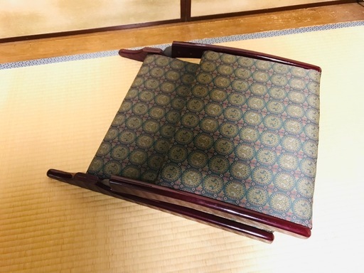 【美品】座椅子1台　お座敷　旅館　料亭　来客　民泊