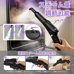 スチームクリーナー　1.5L水タンク 21種類アクセサリー 高温スチームモップの画像