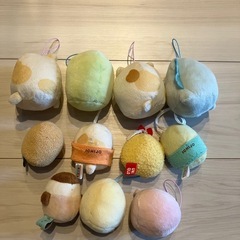 すみっコぐらし ぬいぐるみ マスコット まとめ売り大小セットUNIQLOコラボの画像