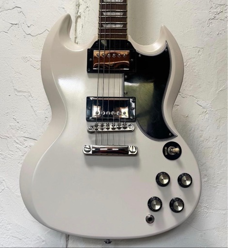Gibson USA PU搭載Epiphone 1961 SG 白 純正ケース付