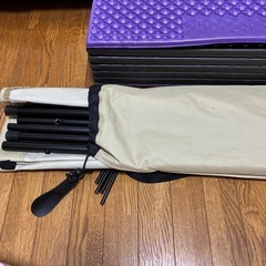 未使用　キャンプコット　マット　セットの画像