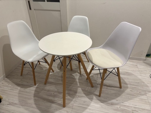 美品！　イームズチェア&テーブル 4点セット