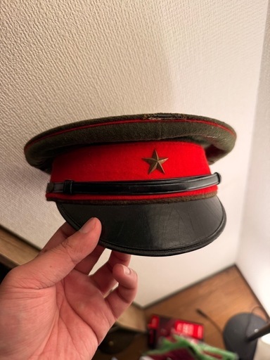 陸軍古い帽子 帽垂付き略帽 復刻品 大日本帝国陸軍 WW2 WWII 戦闘帽 軍帽 旧日本軍 