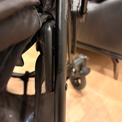 【美品】ピジョン ベビーカー（ブラック）クリーニング済・走行スムーズの画像